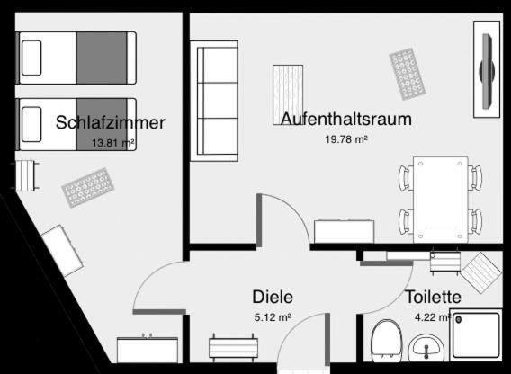 Ferienwohnung Ortrand - Pension Exterior foto